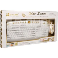 Комплект клавиатура + мышь G-Cube Golden Sunrise A4-GKSA-2803SR фото 1